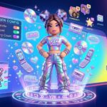 Roblox Y2K avatar trend 2026 cover image - cyber girl with holographic accessories and Y2K elements
